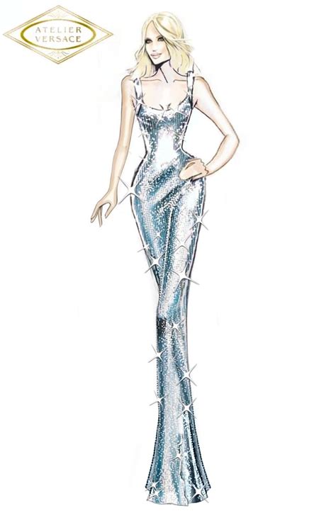 donatella versace belts dress|Donatella Versace design sketches.